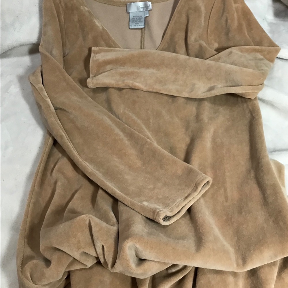 Suede feel and look dress large